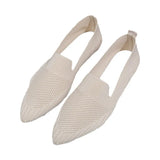 Summer New Large-Size Tip Flat-Soled Single Shoes Women's Shallow Sports Style Casual