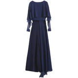 Spring New Ocean Atmosphere Large-Size Chiffon Two Sets Of Pants Fashion Age-Skinny Broad Leg Pants Suit