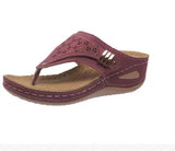 Cool Slippers Women 2025 Summer New Large-Size Hollow Metal Thick Bottom Cold Slippers