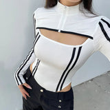 Striped Cut Out