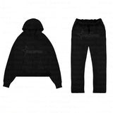 Zingj Vintage Popular Logo Letter Print Loose Hoodie Y2K Hip Hop Street Dress Men And Women's Jumper Casual