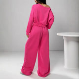 Women's Clothing 2025 Autumn And Winter New Fashion Tops Fit Casual Trousers