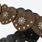 Ethnic Heart Suede Waist