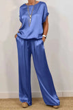 And Summer 2025 New Trendy Loose Shirt Broad Leg Trousers Casual