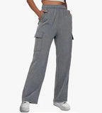 New Long Loose Trousers Leisure Sports High-Waist Trousers Show Skinny Straight Broad-Legged Trousers