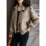 Wind New Hair Suit Female British Wind Autumn And Winter Small Ocean Gas Loose French Short