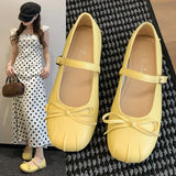 Flat Bean Shoes With The New Early Autumn Version Of The Late Evening Small Fragrant Gothic Single Shoes With The New Early Autumn Version Of The Young Fragrant Gothic Mary Jane Singles Shoes In The Word With The Word