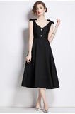Luxury Famous Banquet High-End Hepeng Wind Heavy Industry Three-Dimensional Bow Diamond Waist High-End Exquisite
