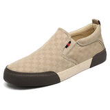 Autumn New Men's Shoes Fashion Design Casual Men's Canvas Shoes Low Help Flat Plate