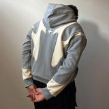 Hung Punk Hoodie Splicing Hoodie Casual Commuter