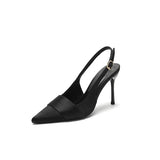 High Heels Thin-Heeled Purple Bag Head Sandals Fairy Shoes 2025 Spring And Summer Fauctic French Temperament Single