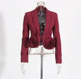 New French Elegant Fashion High-End Feeling Short Top With Half Dress Two-Set Set Of Women's