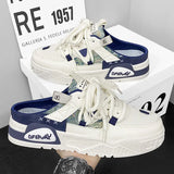 Semi-Slacker Shoes One Foot Pedal Casual Shoes Thick Soles Small White Tide Shoes Niche Design Board