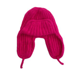 Zingj Wool Hat Female Autumn And Winter Personality Knitting Hem Warm Lash Knit