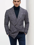 Suit Men's Casual Suit Gentleman Casual Suit Jacket Men's Large