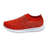 Spring And Autumn New Fashion Leisure Water Drilling Flying Women's Sports Style Casual Women's Single