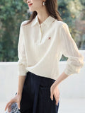 Temperament With Light And Thin Long-Sleeved Casual Shirts In The Spring Of 2025 New Basic Classic Commuter Shirts To Reduce The Age And