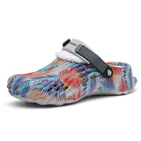 Slippers Men's Winter 2025 New Home Thick Bottom Plus Velvet Warm Cotton Shoes EVA Stinging Feel Cotton