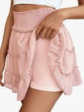 Yoga Clothes 100 Folding Skirt Women High-Waist Sports Short Skirt Dry Outdoor Anti-Walking Tennis