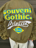 Street Babes Folding Baseball Suit Bomber Jacket Spring And Autumn Women Embroidered Retro