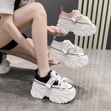 Spring And Autumn Father Shoes Female Net Red Platform Casual Sports Shoes Korean Version With Students Running Fashion Sports