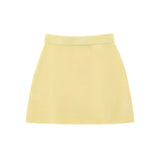 Spring 2025 New Women's Short-Sleeved Simple Fashion Knitted Jacket Skirt 1822025