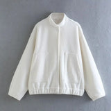New 15 Color Loose Casual Jacket Street Y2K Collar Dark Buckle Coat Female