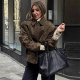 Women's Clothing Burst Velvet Texture Loose Casual Fashion Bag Jacket
