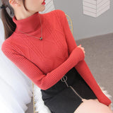 Sweater Women's Autumn And Winter Set-Up Bottom Shirt 2025 New Fashion Knitting
