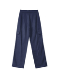Fold Over Waist Y2K Straight Leg Pants- Outfit