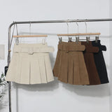 Wicked Skirt Autumn And Winter New High-Waisted 100-Fold Skirt Anti-Light A Word Umbrella Skirt