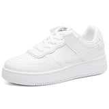 Student Board Shoes Women 2025 Autumn New Fashion Hit The Thick Background To Increase The Small White Shoes Breathable Casual