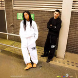 Grip Velvet Embroidered Sweatpants Trapstar Letter Casual Street Youth Plus