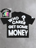 Street Fflirtion Cranium Brand New Printed T-Shirt Gothic High Street T-Shirt Round