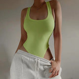 Zingj Women's Wear Autumn New Style Sports Vest Casual Yoga Sexy Hanging Neck Short Sports