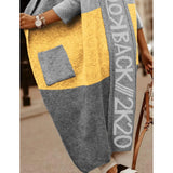 Color Pocket Hooded Knitted Knitted Women's Long Cardigan Women's Coat Color
