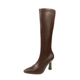 High-Tender Boots Elasticity Can Not Be Knee Small High Boots