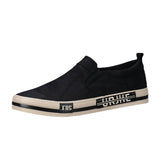 New Trendy Shoes Men's Canvas Shoes Spring And Autumn Leisure Old Beijing Cloth Shoes Lazy One Foot Pedal Shoes