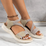 2025 Sandals Women's Large-Size Car Sewing Slopes And Casual Magic