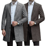 Version Of The Large Code 2025 New Hair, The Coat Of Men's Autumn And Winter Coat Ebay Single-Row Buckle