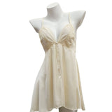 Pajamas Women Spring And Autumn Model 2025 New Pure-Sensive High-End Pure-Wane Summer Ice Silk Small Breast Slings Sleeping