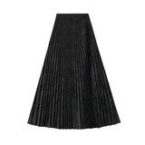 Style Print 100 Rial Skirt Women 2025 Spring New Slimy Skirt Hanging High Waist A Long Skirt