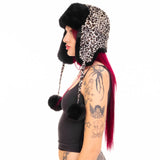 Autumn And Winter Costume Crucifix Hot Hat Cute Warm Lightning Hat Y2K