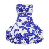 Holiday Style Pbbly Short Skirt 2025 Autumn And Winter New Out-Shoulder Folds Sexy Breast-Wearing Dress Woman