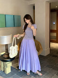 Price Does Not Return] Xiu Xixi 2025 Summer New High-Waisted Half-Body Skirt French Style Dress