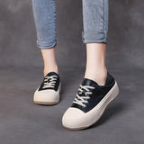 Layer Of Cowhide Shoes Women's Spring And Autumn Casual Women's Shoes Commuting Small White Shoes Korean Leather Single Shoes Korean Version Of The Trendy
