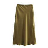 Women's Clothing INS Explosive Silk-Sense Texture With Belt