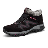 Heightening Couple Snow Boots Winter Plus Velvet Warm Men's And Women's Outdoor Cotton Shoes In The Gang Sports Cotton Shoes Men's