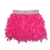 Shooting Feather Dress Small Pony Short Skirt Birthday Dress Dress Princess Short Dress