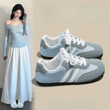 Leisure Flat-Bottomed Women's Shoes New Spring And Autumn College Wind Small White Shoes Soft Soles Lace Women's